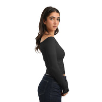 Off Shoulder Long Sleeve