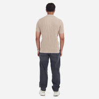 Textured RibKNIT Polo