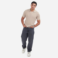 Textured RibKNIT Polo