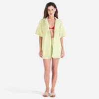 Terry Towel, Buttoned Shirt