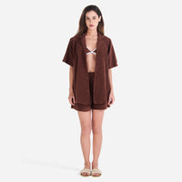 Terry Towel, Buttoned Shirt