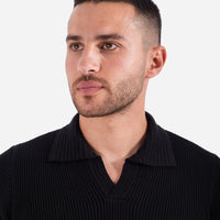 Textured RibKNIT Polo