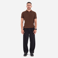 Textured RibKNIT Polo
