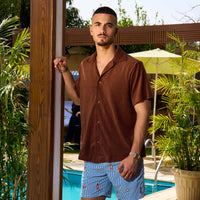 Terry Towel, Buttoned Shirt