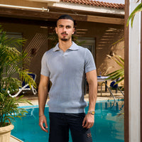 Textured RibKNIT Polo