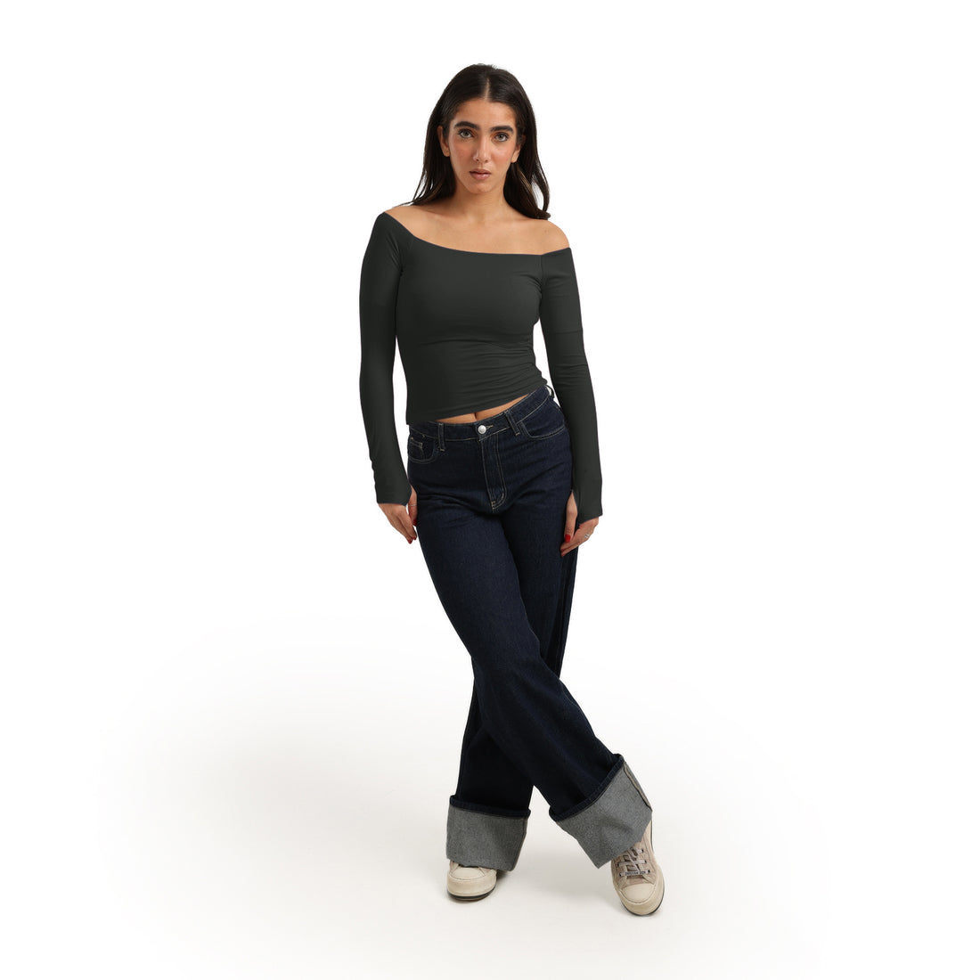 Off Shoulder Long Sleeve