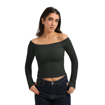 Off Shoulder Long Sleeve
