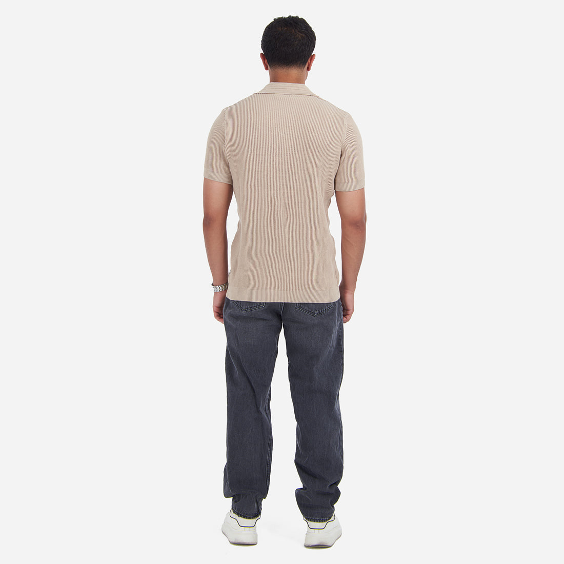 Textured RibKNIT Polo