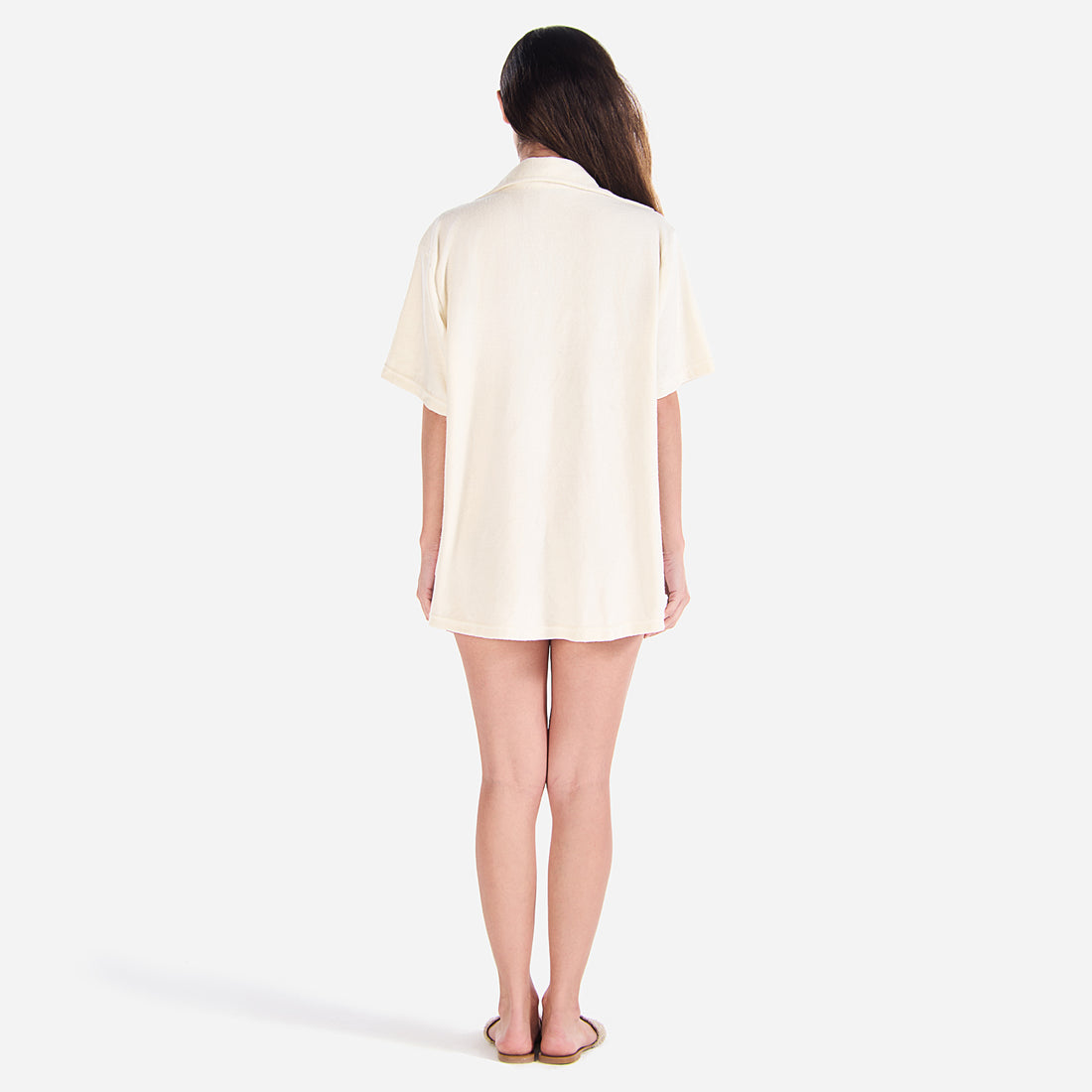 Terry Towel, Buttoned Shirt