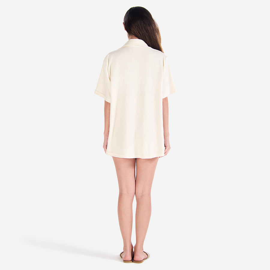 Terry Towel, Buttoned Shirt
