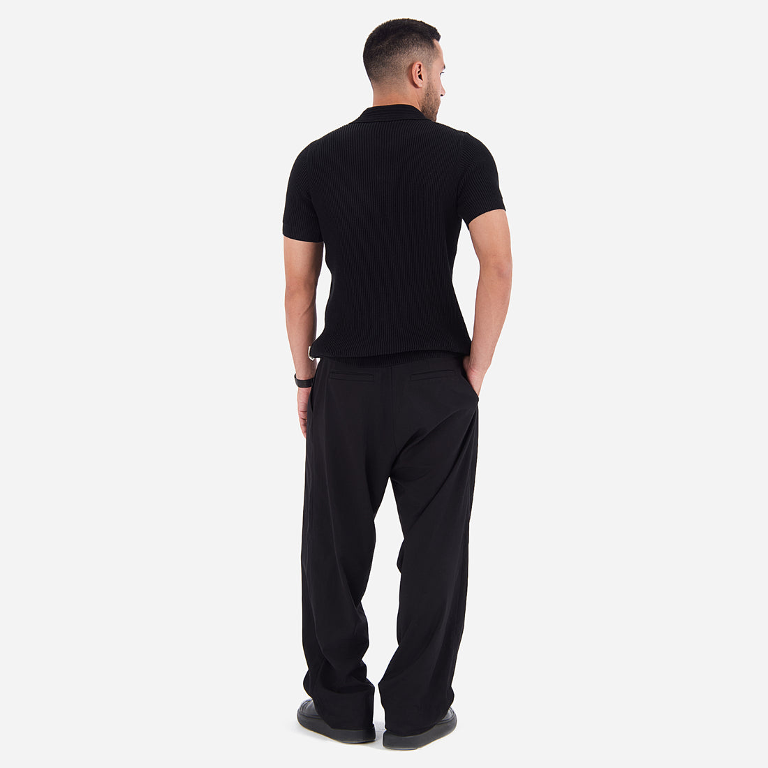 Textured RibKNIT Polo