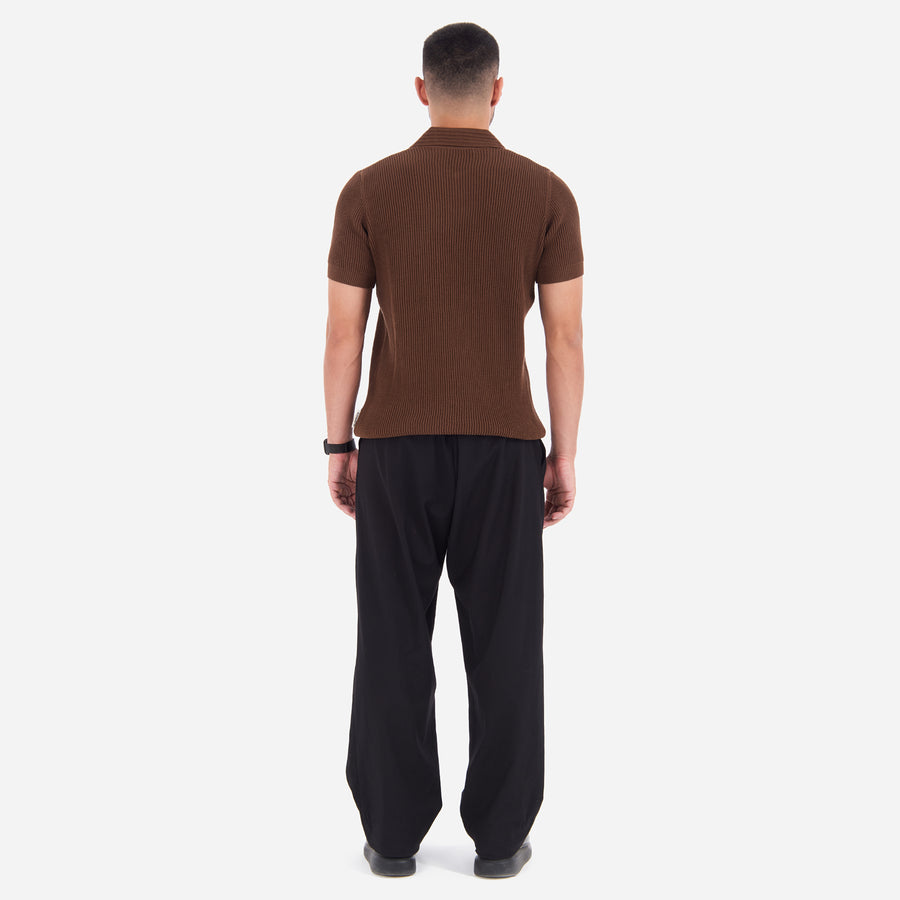 Textured RibKNIT Polo