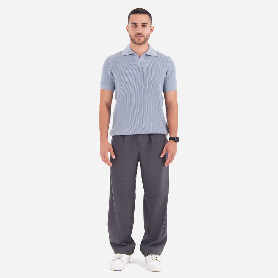 Textured RibKNIT Polo