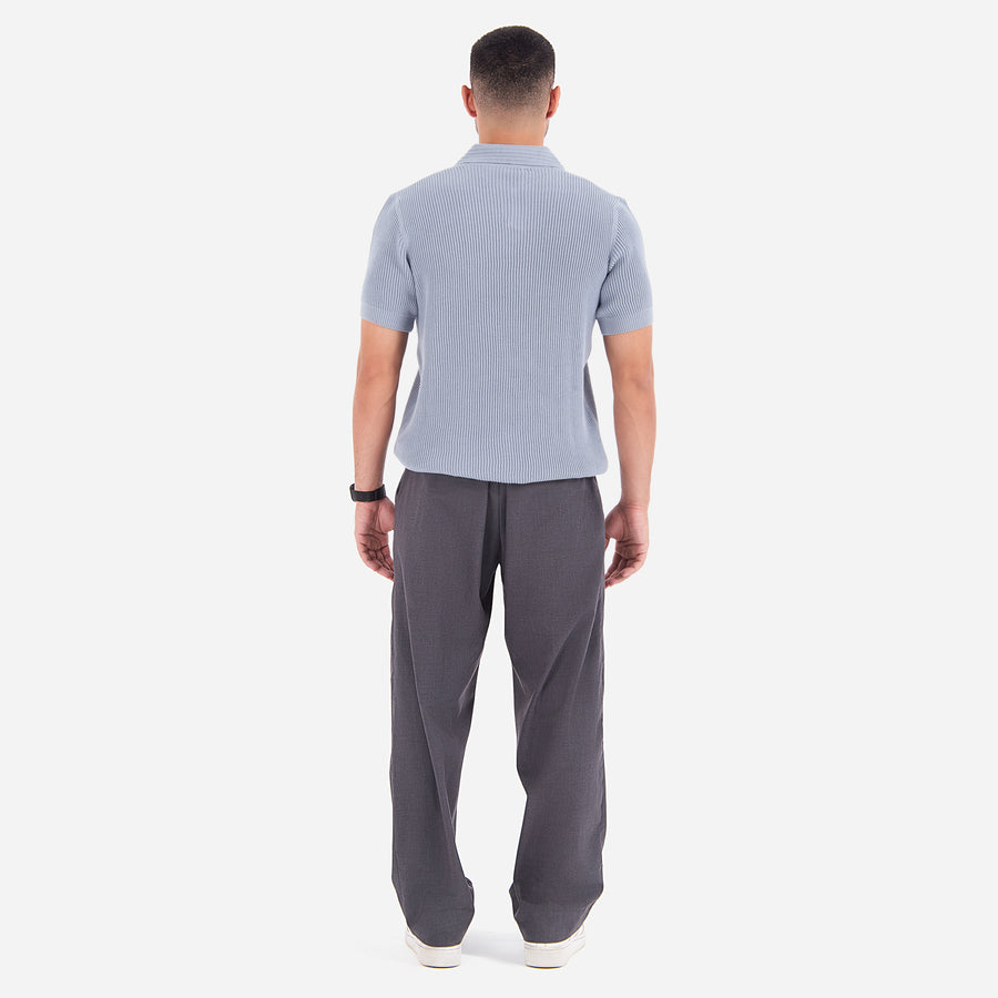 Textured RibKNIT Polo
