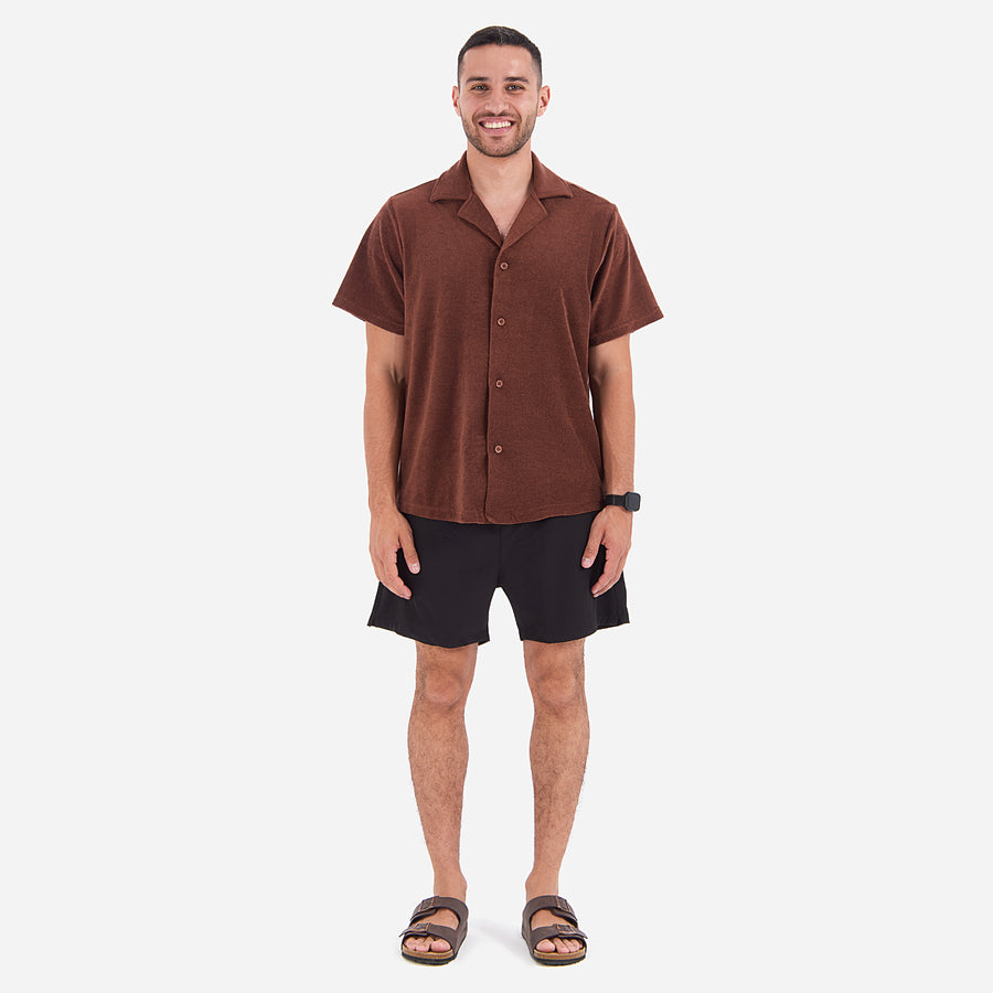 Terry Towel, Buttoned Shirt