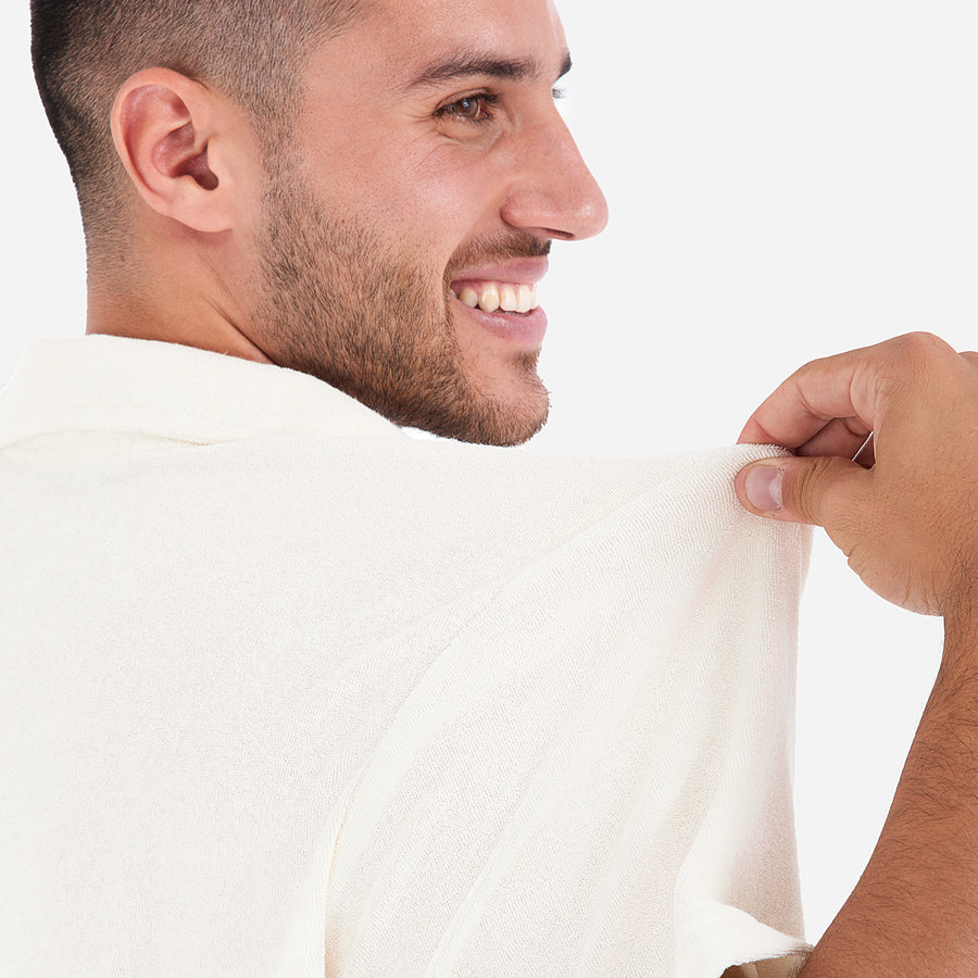 Terry Towel, Buttoned Shirt