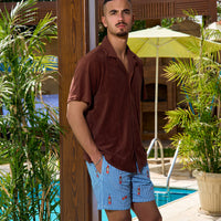 Terry Towel, Buttoned Shirt
