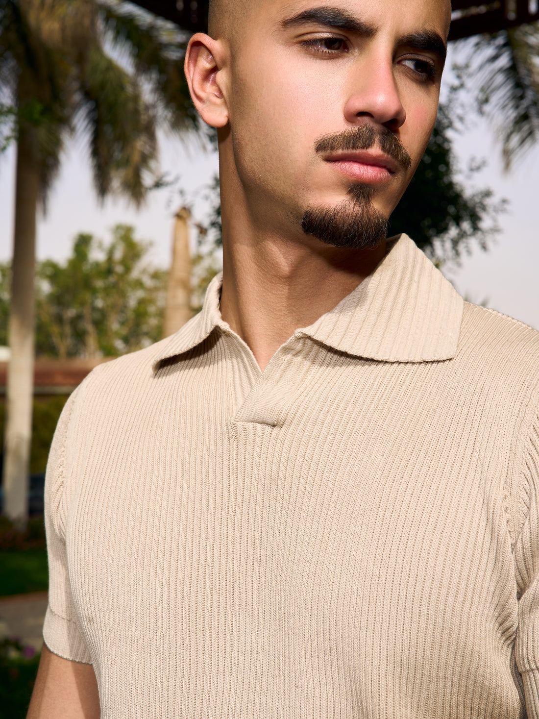 Textured RibKNIT Polo