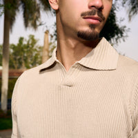 Textured RibKNIT Polo