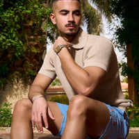 Textured RibKNIT Polo