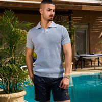 Textured RibKNIT Polo
